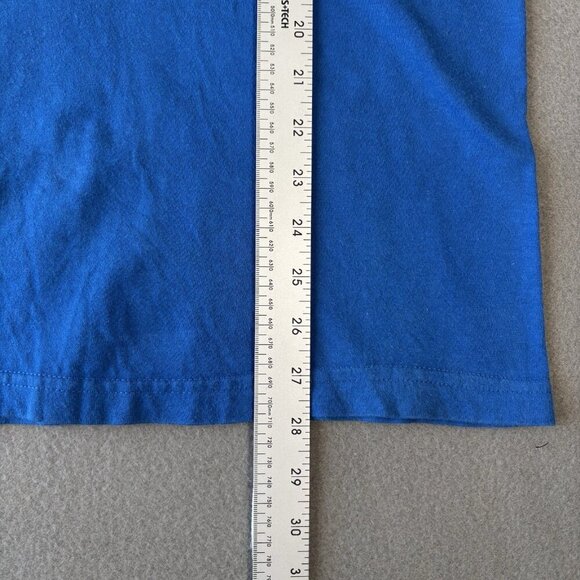 Vintage 90s Quiksilver Youth T-shirt XL Blue Y2K Streetwear Skater Skateboard - Picture 4 of 12